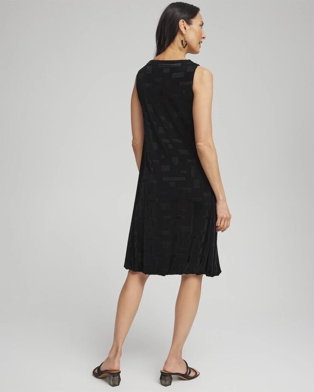 Travelers Jacquard Bubble Hem Dress - image 3